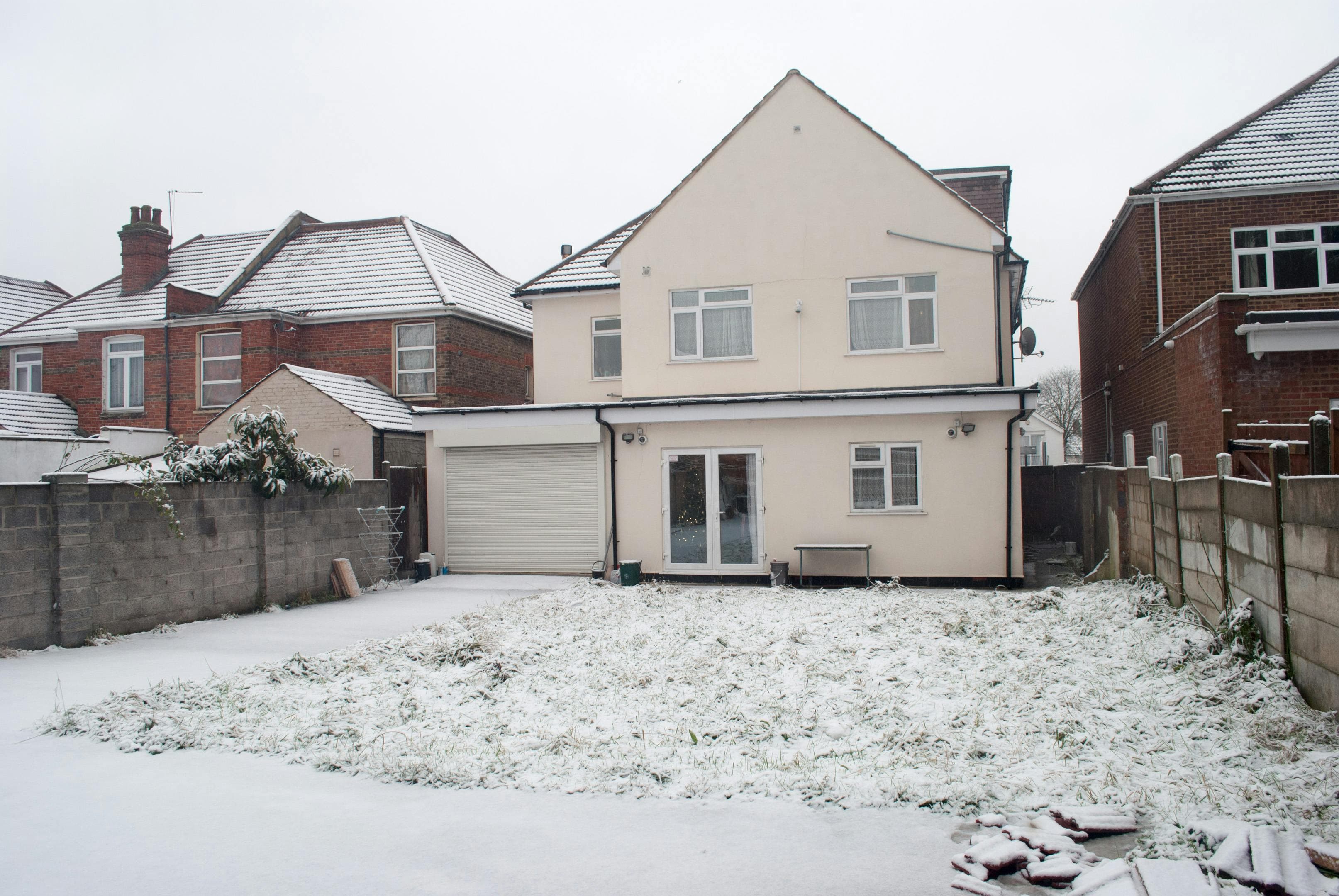 Original residential facade before contemporary AI transformation